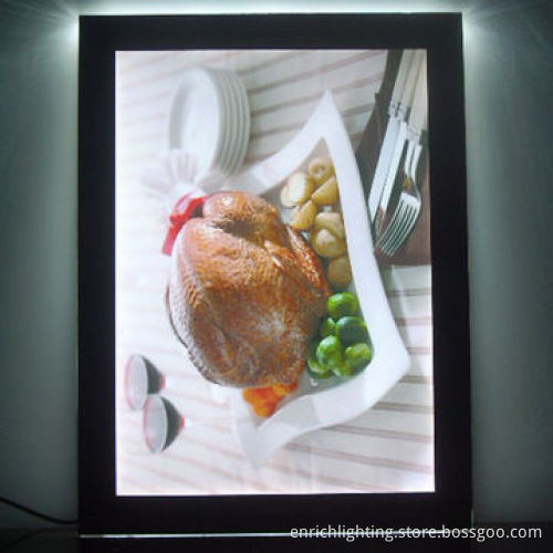 Single Face LED Light Box with Aluminum Frame, Super Slim 50mm, Frame/Visible Size Can Be OEM